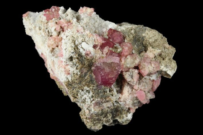 Raspberry Garnets (Rosolite) in Matrix - Mexico #175233